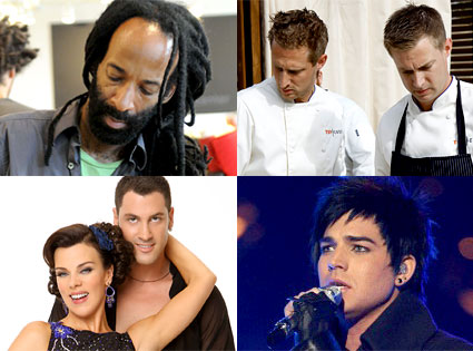 Project Runway, Top Chef, Dancing with the Stars, American Idol Project Runway, Top Chef, Dancing with the Stars, American Idol